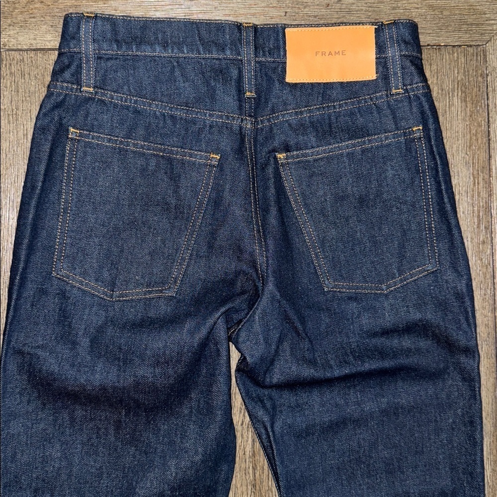 Frame Le Italien True Straight High Rise Jeans Rinse - Picture 5 of 13